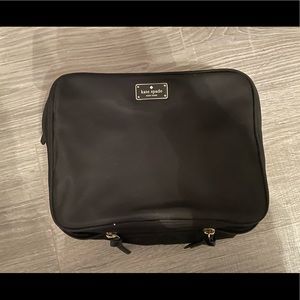 Black Kate Spade cosmetic carrying case